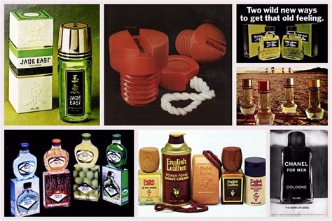 popular aftershaves of the 60s.